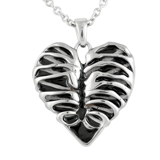 Heart Rib Cage Necklace