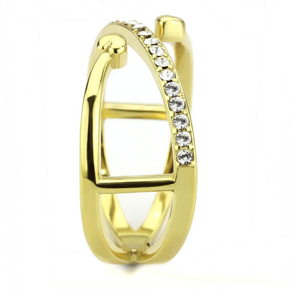 TK3625 - IP Gold(Ion Plating) Stainless Steel Ring with Top Grade